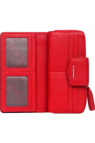 Cengiz Pakel Hakiki Deri Kadın Cüzdan-Portföy 65133-Kırmızı (432624039)-65133-Kırmızı