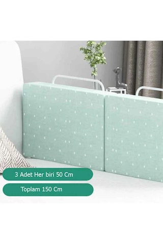 150 Cm Yeni Nesil Yatak Bariyeri, Yatak Koruyucu Yeşil