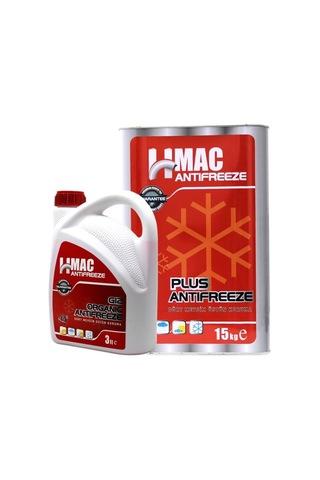 H-Mac Organik Kırmızı Antifriz -40 Derece 15 Kg