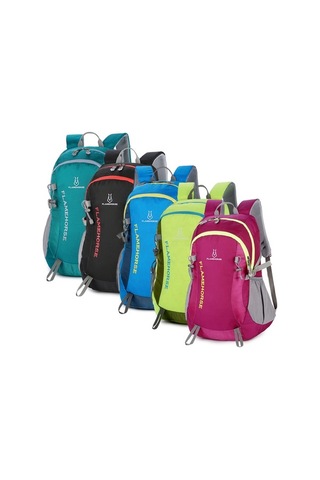 Dancemonkey 30l Suya Dayanıklı Hafif Yürüyüş Sırt Çantası - Kamp Tırmanma Bisiklet Seyahat İçin Siyah