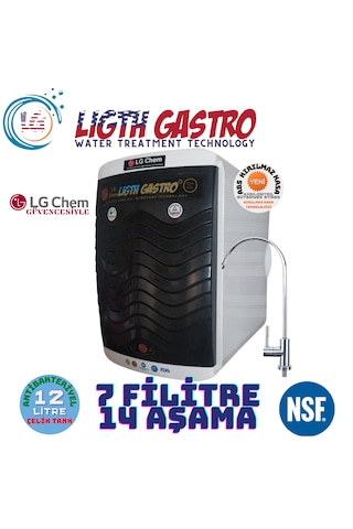 Light Gastro Gold 12 Lt 7 Filtre 14 Aşama Su Arıtma Cihazı