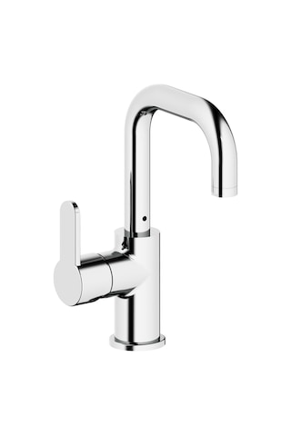 Adell Lento Kuğu 3/8 Krom Lavabo Bataryası Parlak Krom