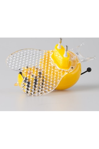 Flybuy Sensörlü Odası Led Lambası Gece Aydınlatma Figürü Çocuk Bebek Arı Lj Sarı - Siyah