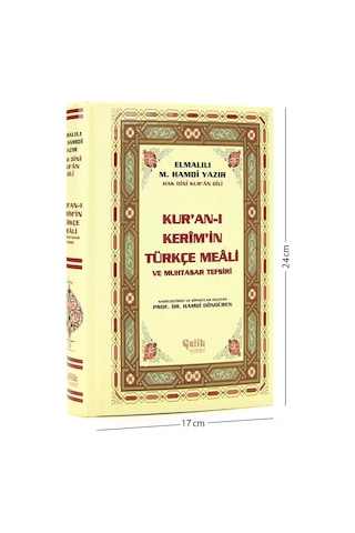 Kuranı Kerim Türkçe Meali Ve Muhtasar Tefsiri - Orta Boy - Çelik