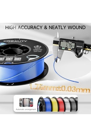 Resmi Cr Petg 3d Yazıcı Filament 1.75mm 1kg 2.2lbs , Yüksek Hassasiyetli Güçlü Tokluk, Kokusuz Daha İyi Akış M