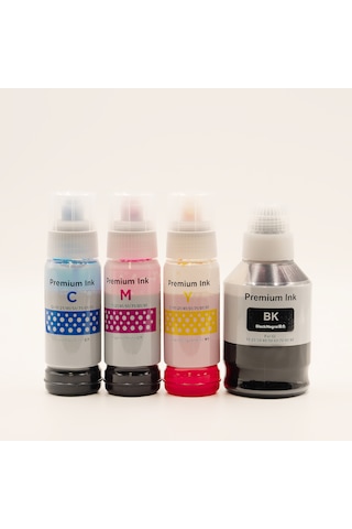 Canon Gı-41 G1430 G2470 G3470 G4470 Muadil 1 Set 4 Renk Mürekkep