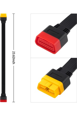 Ximistore9 60cm Obd Uzatma Kablosu - Evrensel Bluetooth Bağlantı Adaptörü İle Araç Tanıma