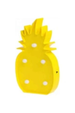Led Işıklı Ananas Gece Lambası Dekoratif Led Aydınlatma Çok Renkli