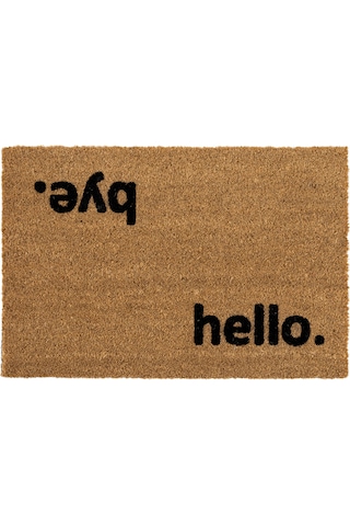 Coco Hello Bye Kıl Kapı Önü Paspası 40x60 3678 Natural