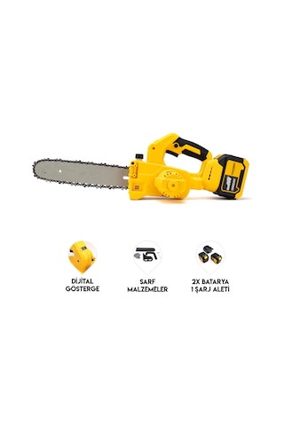 Dawreek DW12 Şarjlı Ağaç Kesme Makinesi