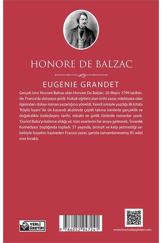 Eugenie Grandet - Honore De Balzac - Maviçatı Yayınları (Dünya Klasikleri)