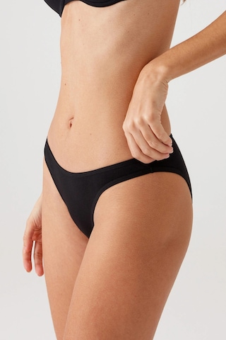 Pierre Cardin Kadın 5'li Ekonomik Paket Siyah 2055 Basic Brief Pamuklu Külot