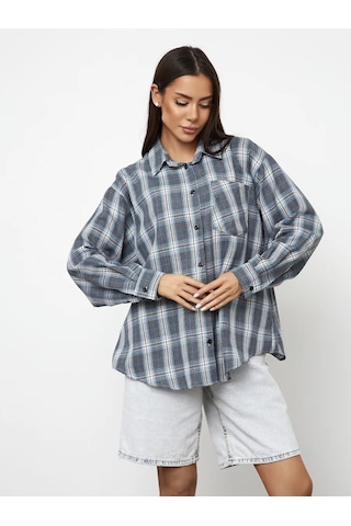 Namalı'd Kadın Ekoseli Gömlek 316130029