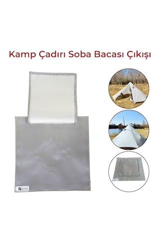 Kamp Çadırı Soba Baca Çıkışı Tek Katlı 30 x 30 CM