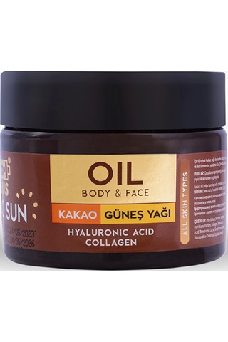 Softto Plus Kakao Cacao Sun Bronzlaştırıcı Güneş Yağı 100 ML