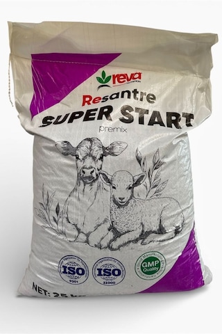 Resantre Süper Start Kuzu Ve Buzağı Konsantre Yem 25 Kg