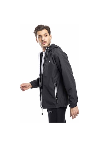 Slazenger OFANS Erkek Yağmurluk Siyah