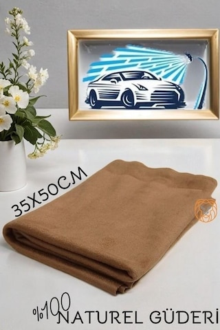 Zhlhome Doğal Güderi Bez 50x35 Cm