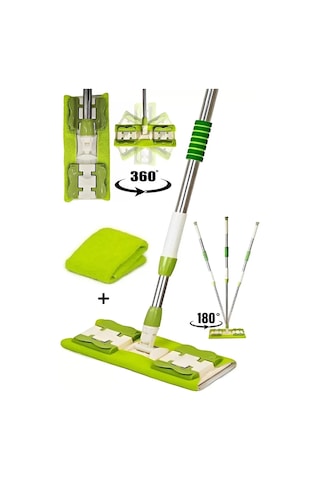 Sihirli Teleskobik Mop Multi Fonksiyonel Ayarlanır Mikrofiber Mop Paspas Ev Bakım Ve Temizlik Seti