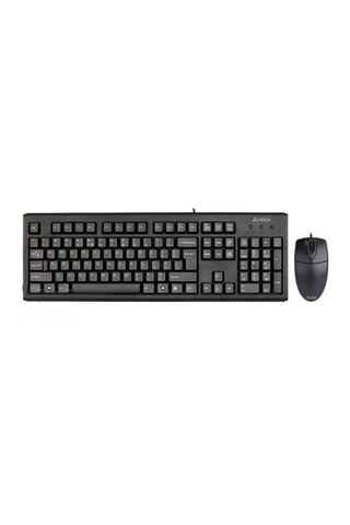 A4 TECH KM-72620D TÜRKÇE USB MULTİMEDYA SİYA Q KLAVYE+MOUSE
