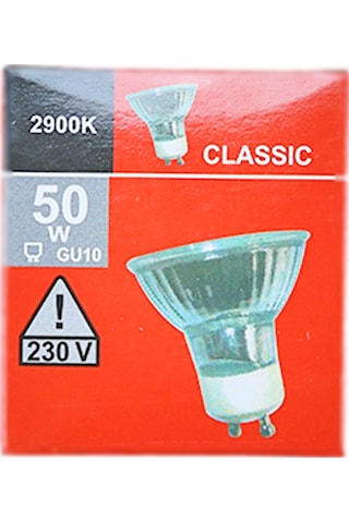Liğtex 50W 230V 3000K GU10 Halojen Çanak Ampul