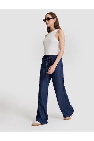 Pierre Cardin Kadın Koyu Mavi Pantolon Jean 50324065-vr032