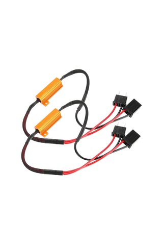 Springsun H7 12v 50w 8ohm Led Dekoder 2 Adet - Flaş/error Sorunu Olmadan, Hızlı Başlangıç, Plug & Play, Abs+metal Malzeme