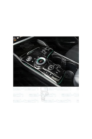 Kia Sportage Prestige Uyumlu Vites Etrafı Piano Black Tpu Koruyucu 2 Li Set