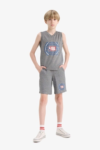 Defacto Erkek Çocuk Nba Wordmark Beli Lastikli Şort E4854a825smgr210 Gri