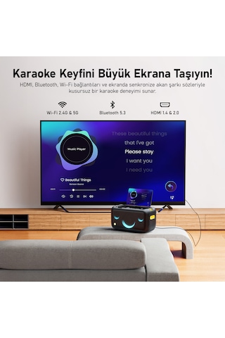 Ikarao Break X1 460 W 13.3" Karaoke Bluetooth 5.3 Hoparlör Seti