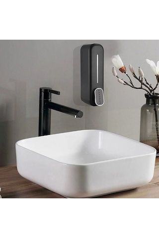 Buffer Siyah Duvara Monte Sıvı Sabunluk Dispenser 300 Ml Belirtilmemis