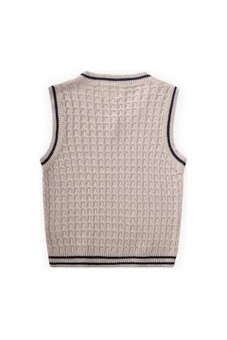 Saş Örgü Triko Süeter 3-9 Yaş Taş Taş