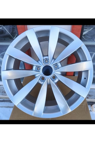 Lugano Jant 8.0x18 5x112 18 İnç Et.42 Cb:57.1 Silver Jant Vw Seat Skoda Jantı 1 Takım 4 Adet