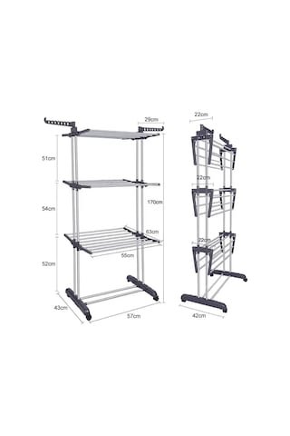 Perilla Triplex 3 Katlı Kurutmalık