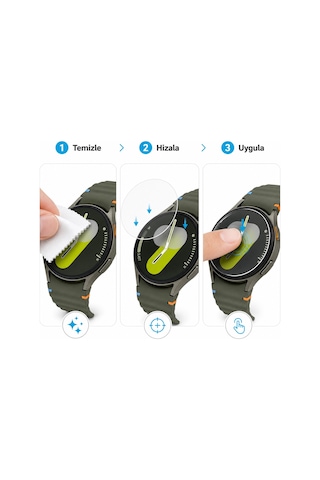 Samsung Galaxy Uyumlu Watch 7 44mm Ekran Koruyucu Nano 2 Adet