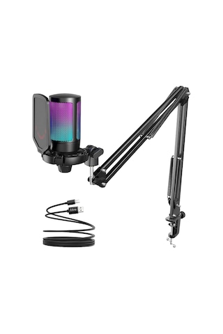 Fifine Ampligame A6t Rgb Yayıncı Usb Mikrofon Seti A6t