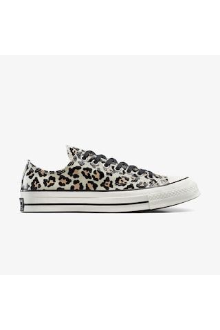 Converse Chuck 70 Glow In The Dark Leopard Print Kadın Krem Sneakera15033c