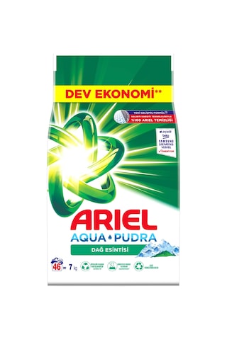 Ariel Aquapudra Toz Çamaşır Deterjanı Dağ Esintisi 7 KG