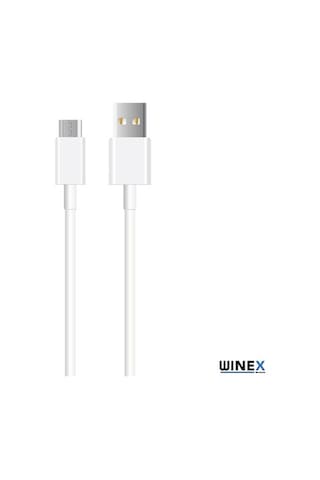 Winex Huawei P40 Lite E İle Uyumlu 3A 45W UsbA to Micro 3Metre Data ve Hızlı Şarj Kablosu