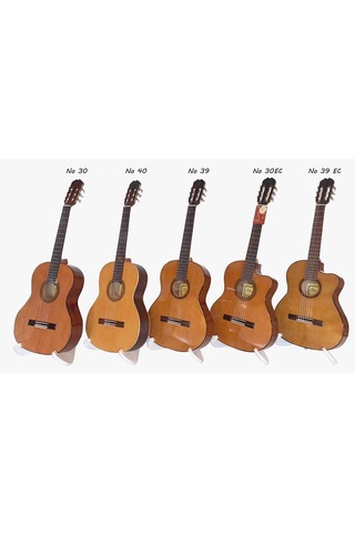 Alvaro No:40 Alv0630 İspanyol El Yapımı Klasik Gitar-Tam Boy-4/4