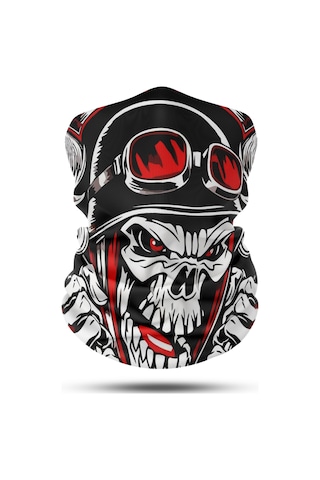 Dair DAIRB0059 - Desenli Motosiklet Bandana Boyunluk Outdoor Balaklava