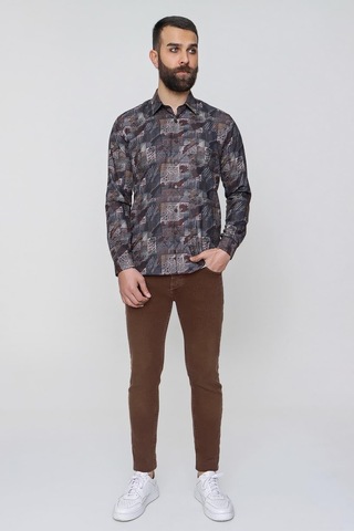 087 Tarçın Jean Pantolon Tarçın