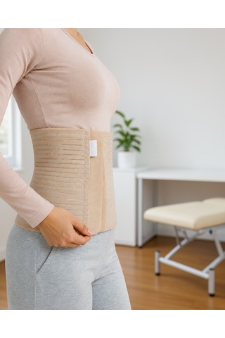 Teknodayım Doğum Sonrası Karın Korse 26 CM 4 Kademe Ayarlı Prt Dogum Korse-2