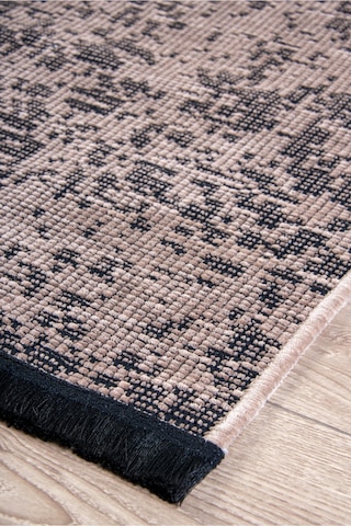 Bej Şönil Kilim Makinede Yıkanabilir Kaymaz Taban Halı Yolluk Bej