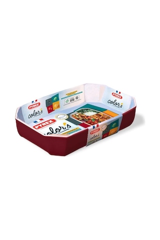 Pyrex 295b005/7145 Dikdörtgen Fırın Kabı 33x22x7cm Kırmızı