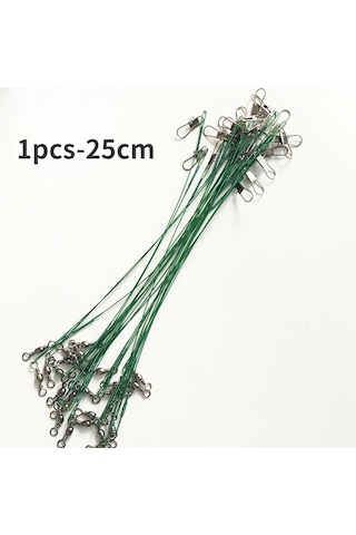 1 Adet Balıkçılık Aksesuarı Kurşun Çekirdek Tasma Olta Teli 25 Cm