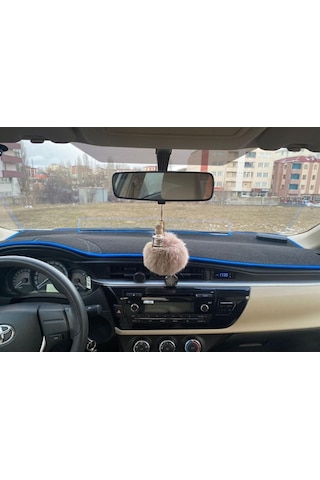2012-2018 Modellerine Uygun Toyota Auris Torpido Koruma Halısı Siyah Kenar Renk Sarı