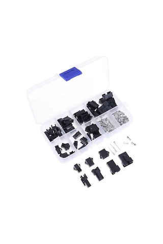 Jst Sm Konnektör Set 200 Parça Set Kutulu 2 3 4 5 Pin Erkek Dişi Terminal Konnektör Sıkmalı Pin