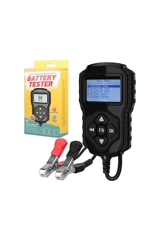 8v-30v Akü Test Cihazı Dijital-qr Kodlu 100 En-2000 En 8 Ah-250 Ah