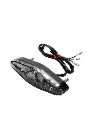 Novahub Scooter Parçaları Otomobil Motosiklet Led Lambası Kuyruk Kırmızı Işık Işık Fren Elektrikli Arka Araba 15 Ms